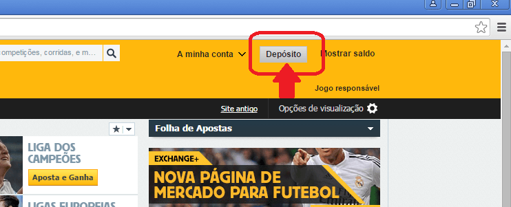 Como depositar na Betfair usando a Neteller