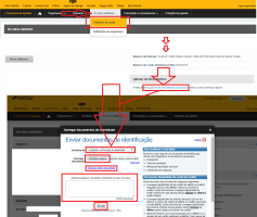 Documentos enviados para betfair